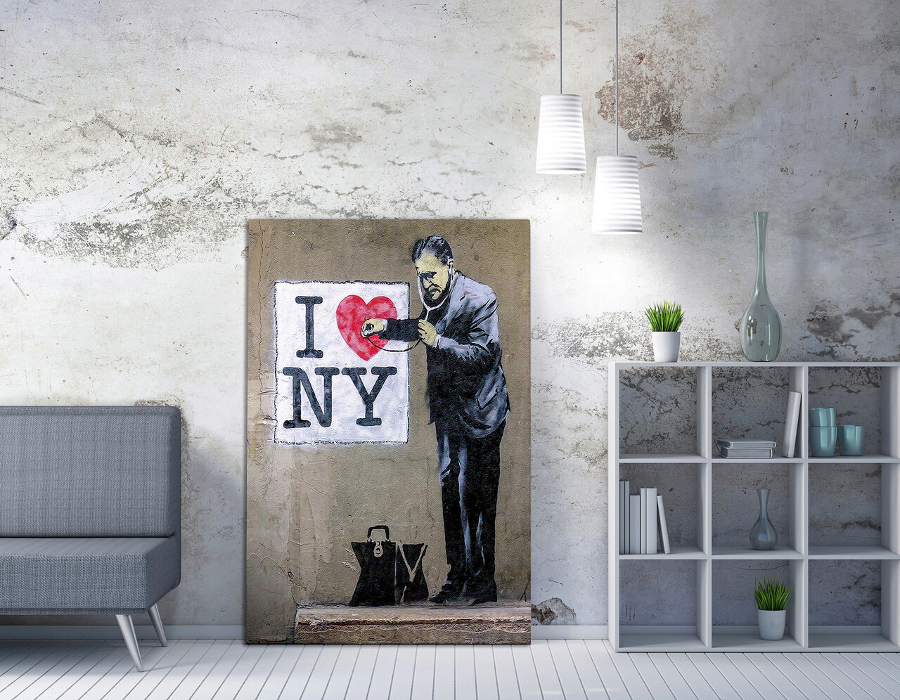 Tablou decorativ, WY42 (70 x 100), Canvas imprimat, Multicolor - imagine 5